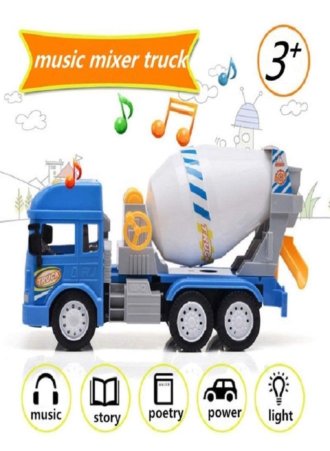 Arthasya Scrap Cement Concrete Mixer Toy Truck for Kids with Movable Mixer Drum and Sound (Cement Mixer) - Image 4
